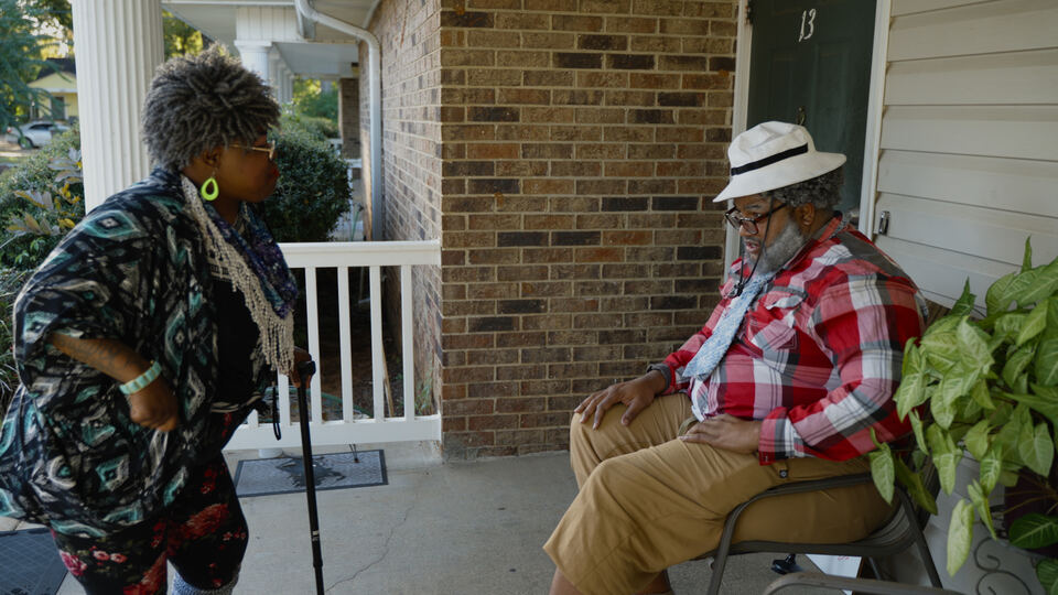 Porch conversation